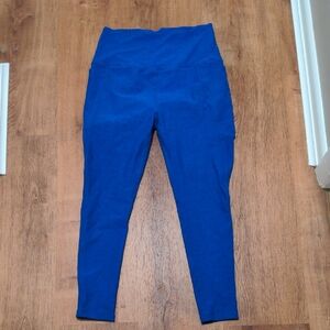 Beyond Yoga Vibrant Blue Leggings 7/8ths